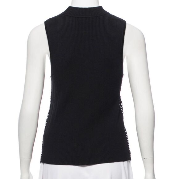 💜 EUC Rag and Bone Black and White Turtleneck Top - Picture 3 of 3